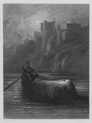 The Body of Elaine on Its Way to King Arthur
